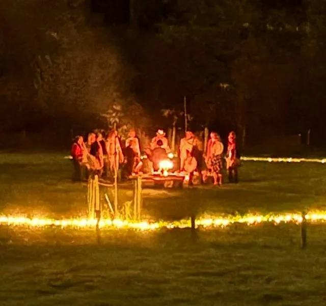 Full Moon Fire Ceremony - Wolf/Ice SUPERMOON