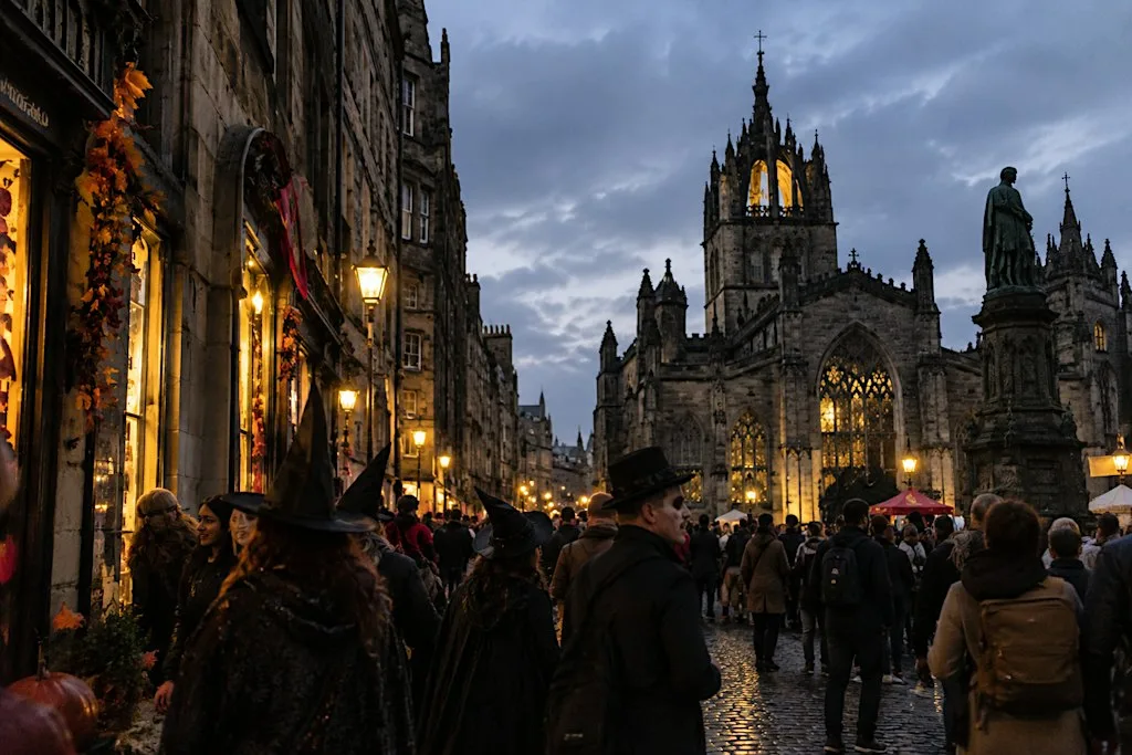 Spooky Streets: Halloween Street Photography at Royal Mile