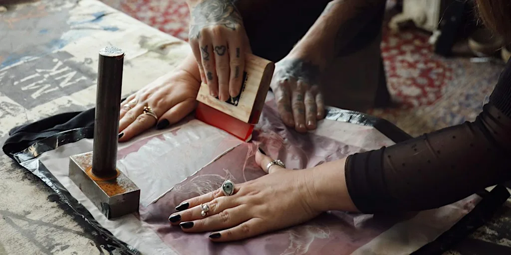 Alternative Print Workshop- 'tattoo your textiles' at Industrial House