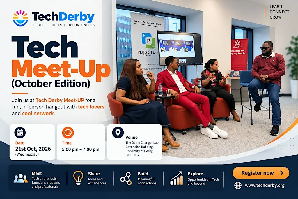 Tech Meet-Up - October Edition at Game Changer Lab, The Cavendish Building