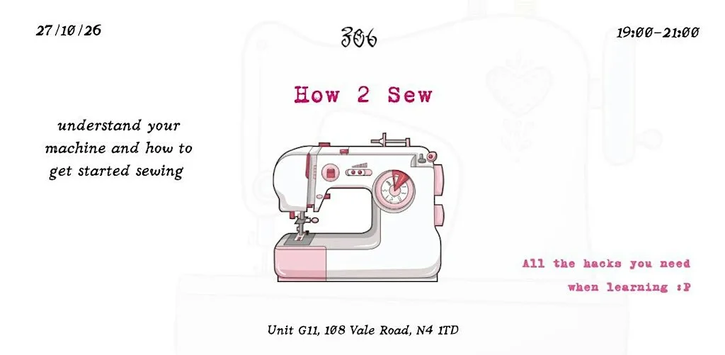 Sewing 4 Dummies: How 2 Sew at 3o6 Studios