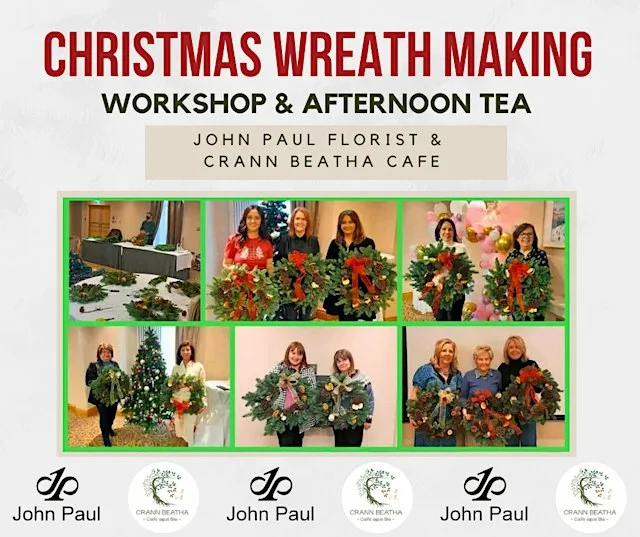 Christmas Door Wreath Masterclass with John Paul Florist