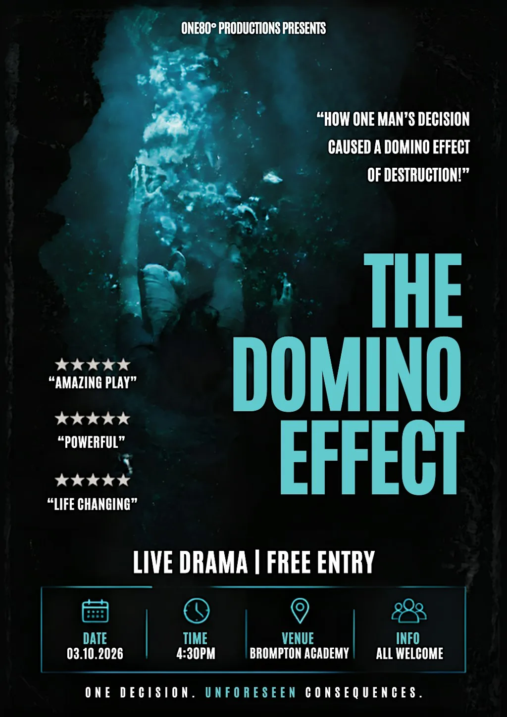 The Domino Effect - Free Live drama at Brompton Academy