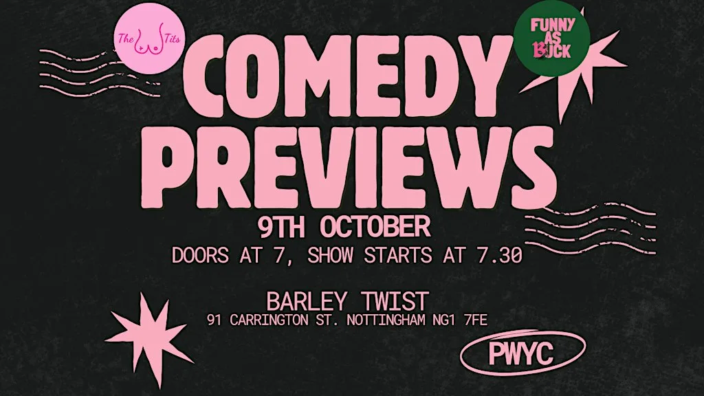 Comedy Previews! at Barley Twist