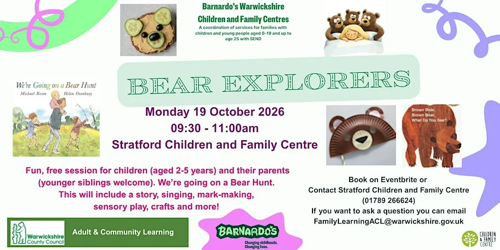 Bear Explorers (2-5 years) at Stratford C&FC