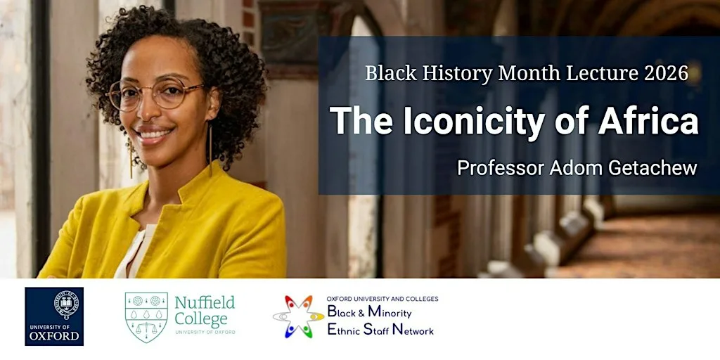 Black History Month Lecture 2026: The Iconicity of Africa at The Stephen A. Schwarzman Centre for the Humanities