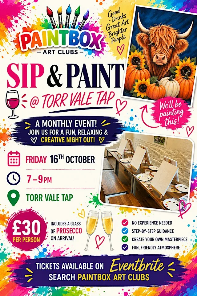 Sip and Paint @Torr Vale Tap