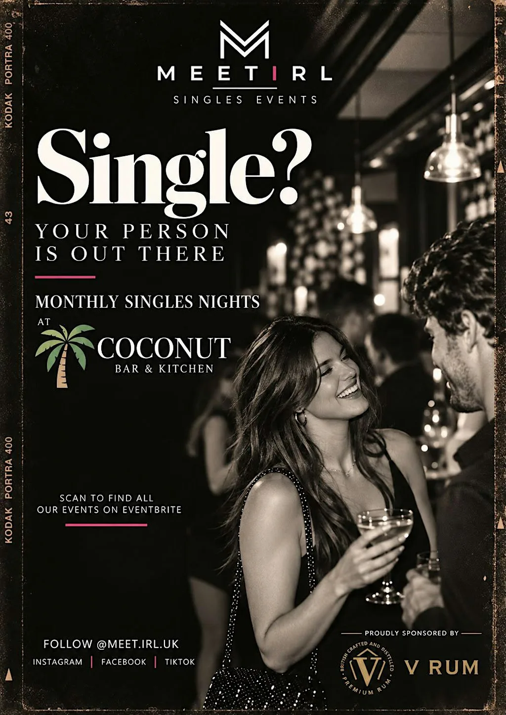 MeetIRL Reading Singles Social Mixer | Over 25s | Coconut Bar