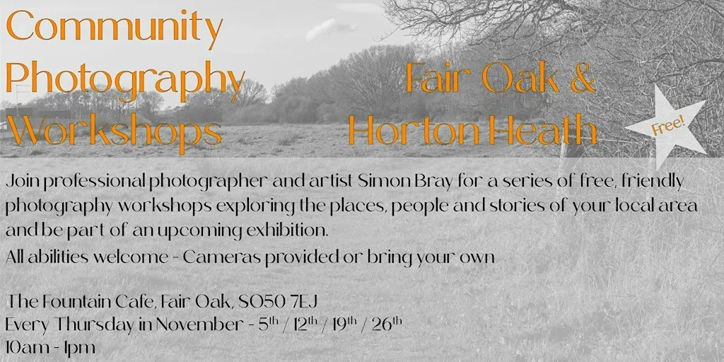 Free Community Photography Workshops - Fair Oak & Horton Heath