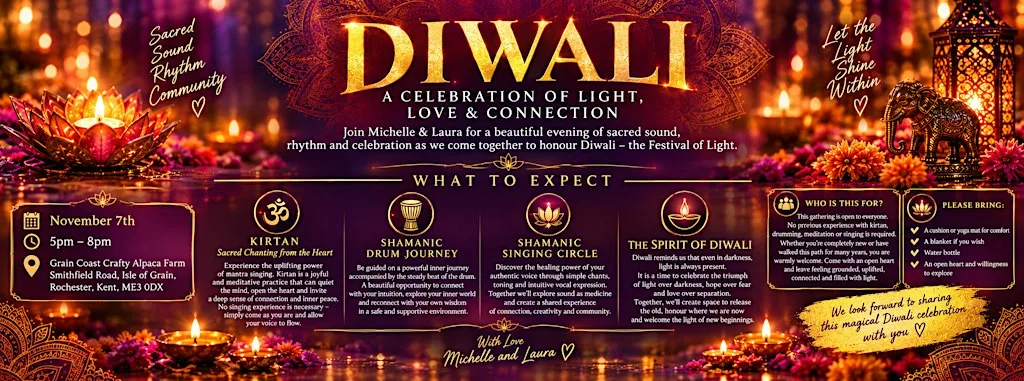 Diwali Celebration With Shamanic Drumming and Kirtan
