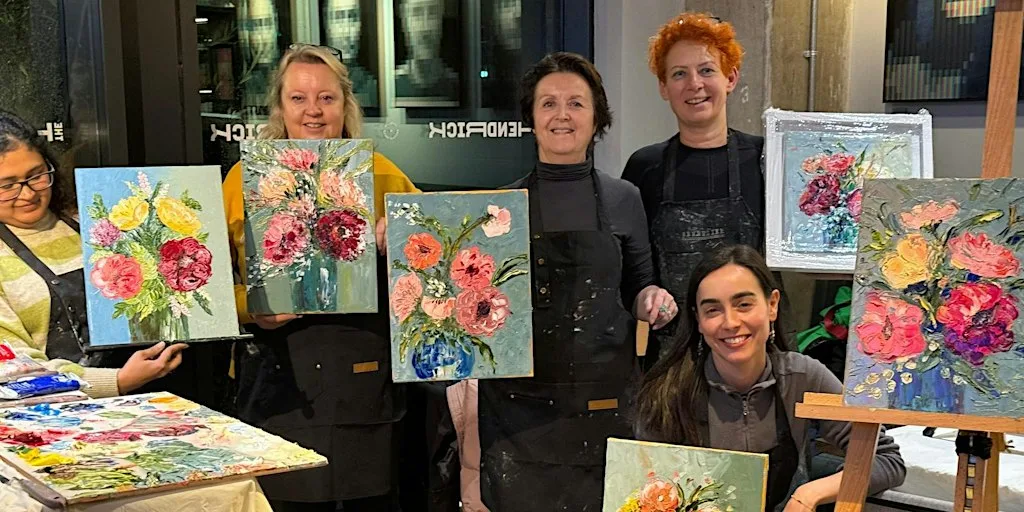 Palette Knife Painting Workshop with Dana: Create Bold, Textured Art at The Hendrick Dublin Smithfield