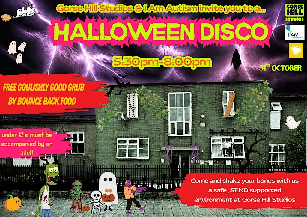 Halloween Disco: Gorse Hill Studios x I Am Autism at Gorse Hill Studios
