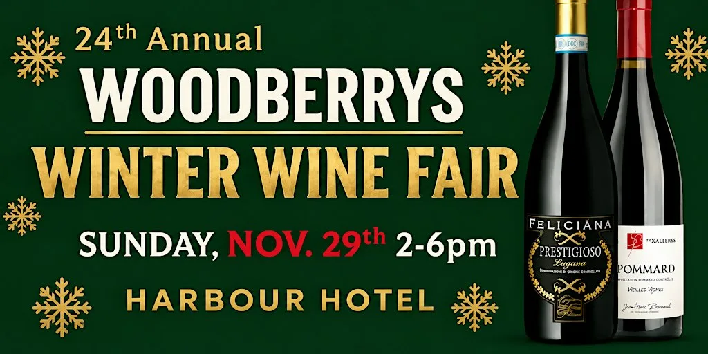 Woodberrys Winter Wine Fair 2026 at Harbour Hotel Galway