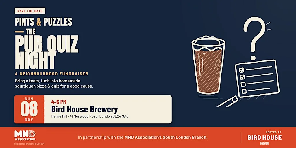 The Pub Quiz Night | MNDA South London at Bird House Brewery
