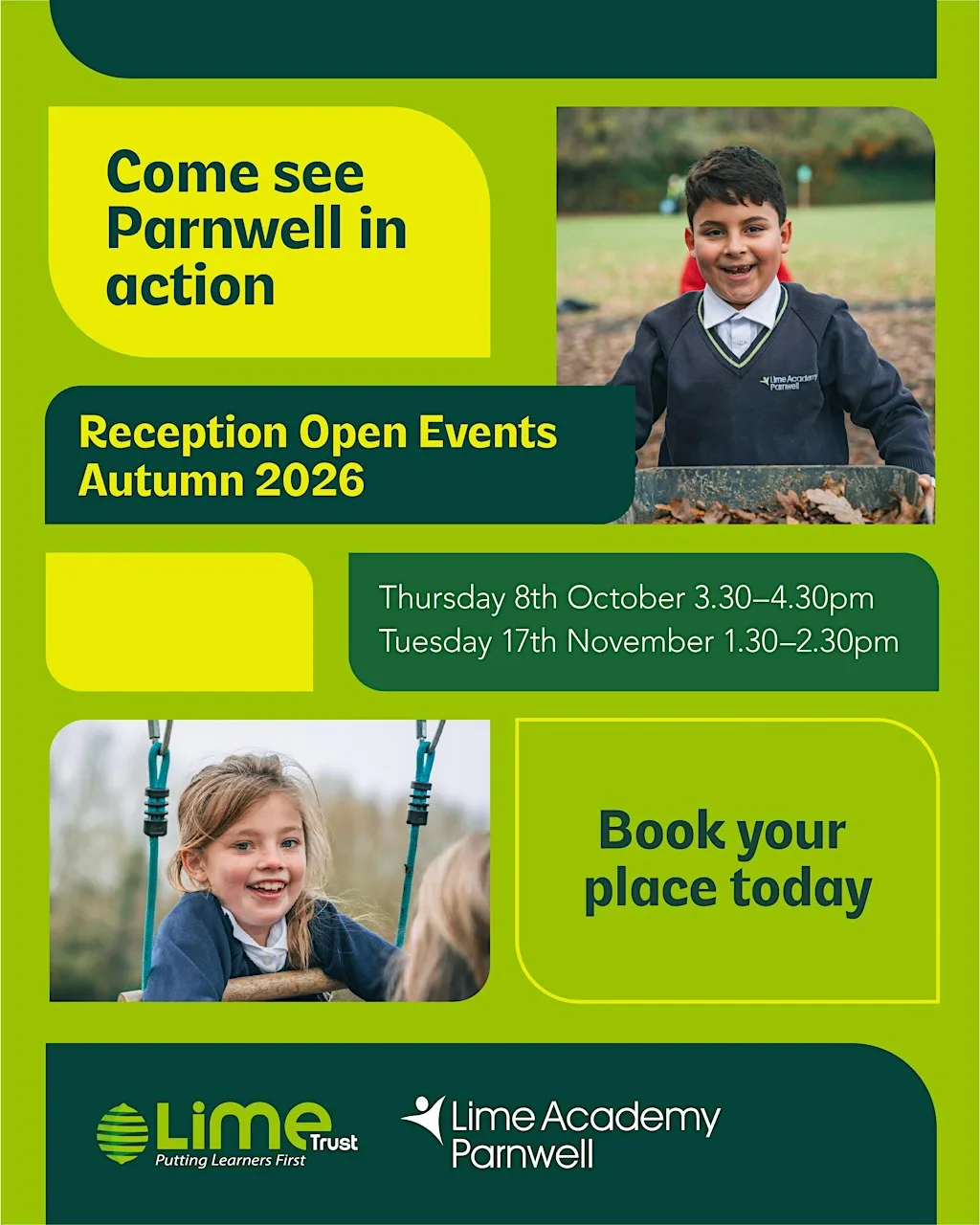 Lime Academy Parnwell Open Event at Lime Academy Parnwell