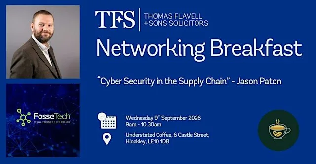 November Networking Breakfast at Thomas Flavell & Sons, Hinckley