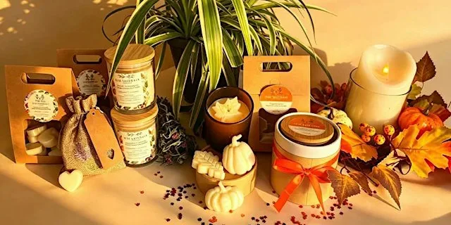 AUTUMN CANDLE MAKING AND WELLBEING WORKSHOP