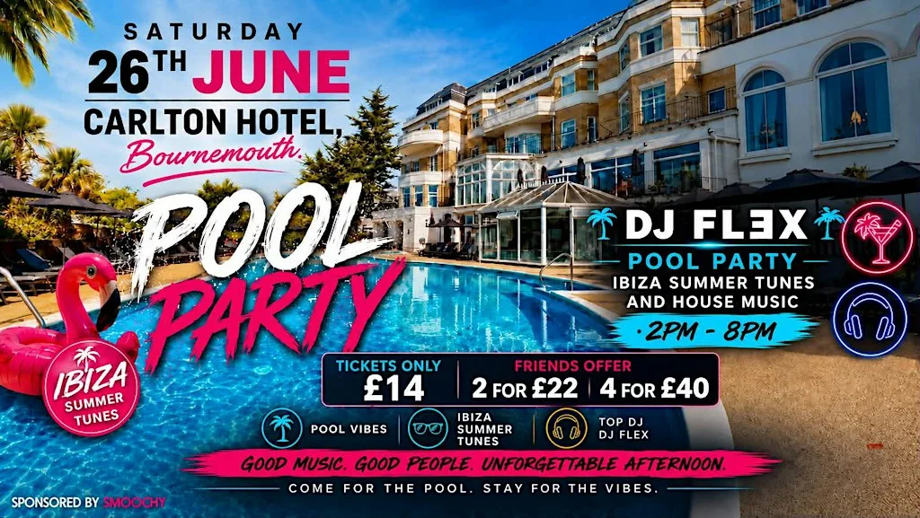 Summer Pool Party No1 (Carlton Hotel - Bournemouth) at Bournemouth Carlton Hotel