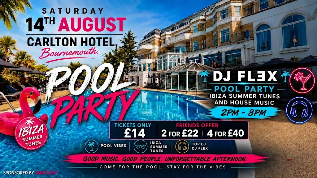 Summer Pool Party No2 (Carlton Hotel - Bournemouth) at Bournemouth Carlton Hotel