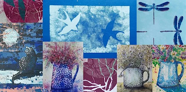 Creative Stencil and Masking Workshop at Tea by the Lock