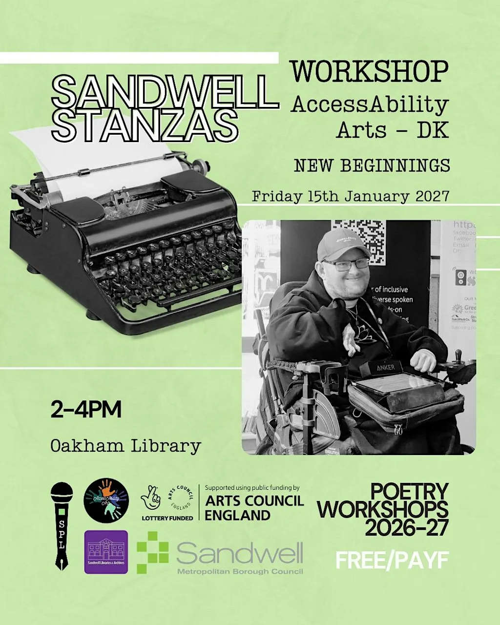 New Beginnings: Poetry Workshop