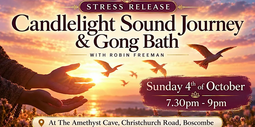 Stress Release Candlelight Sound Journey & Gong Bath - Boscombe