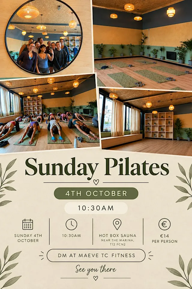 Sunday Morning Pilates at Hotbox Sauna at The Hot Box Sauna