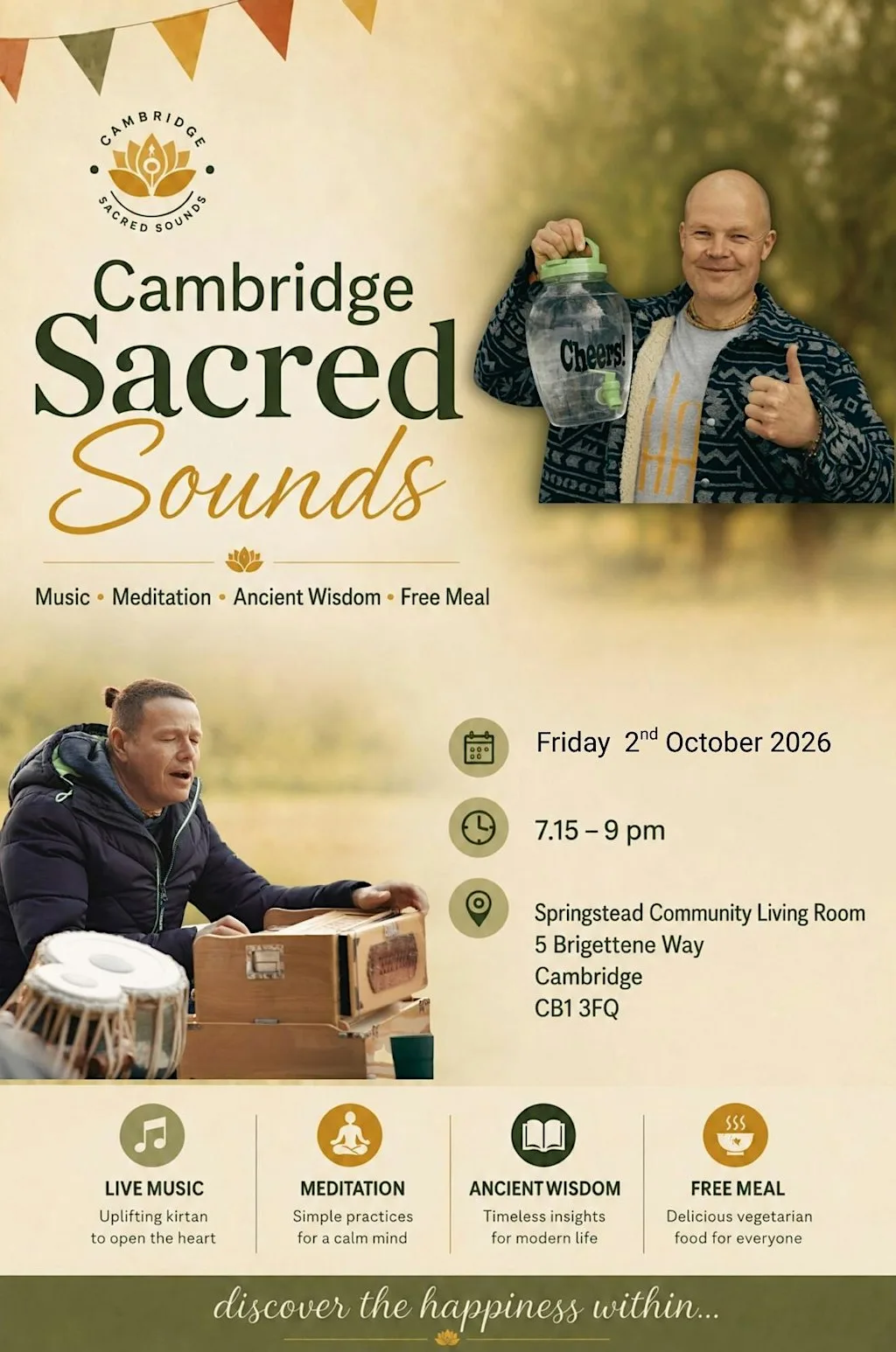 Cambridge Sacred Sounds at Springstead Community Living Room