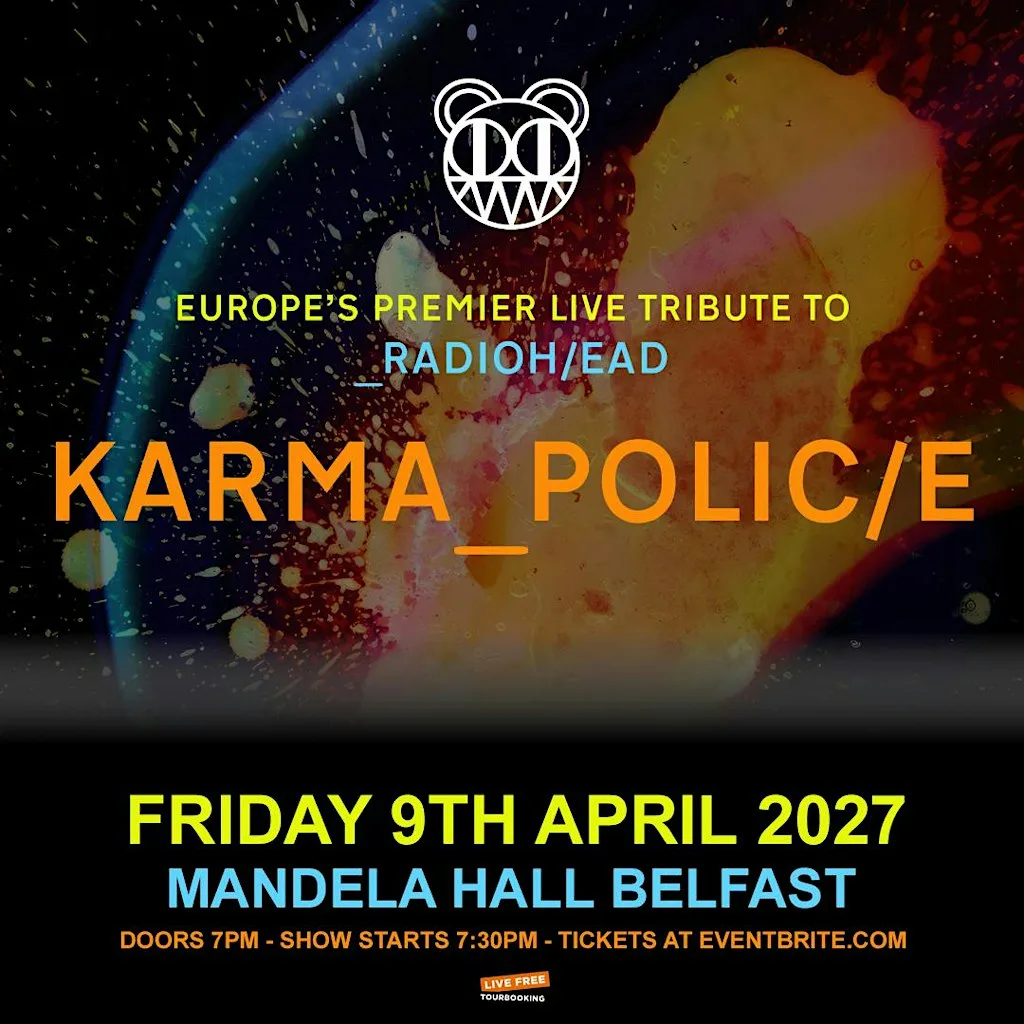 Karma Police - Radiohead Tribute live at Mandela Hall Belfast 9/4/27