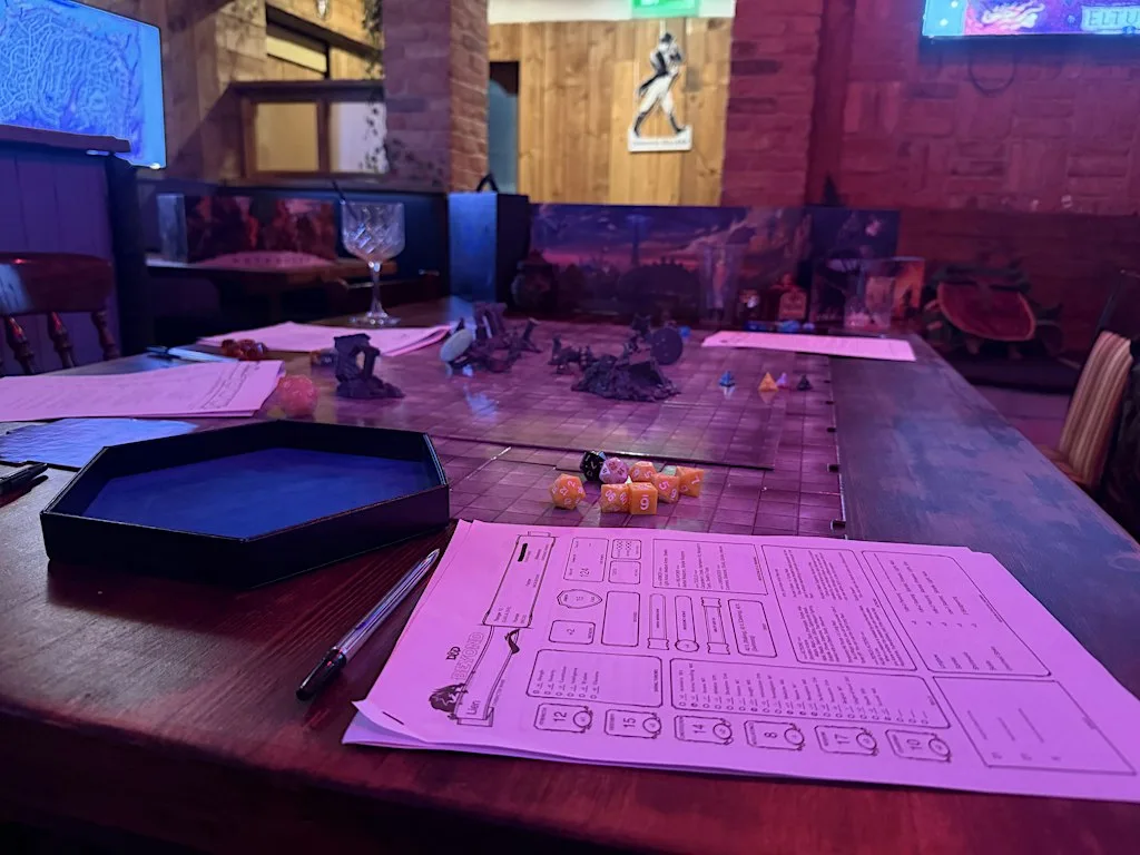 D&D one-shot at D20 Bar at D20