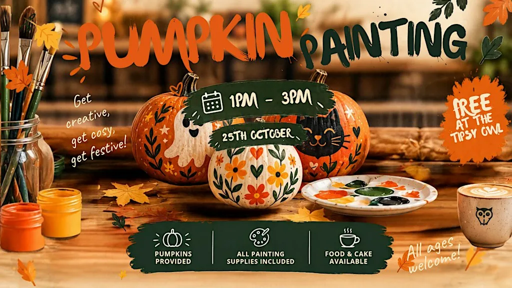 Pumpkin Painting at Tipsy Owl at Tipsy Owl