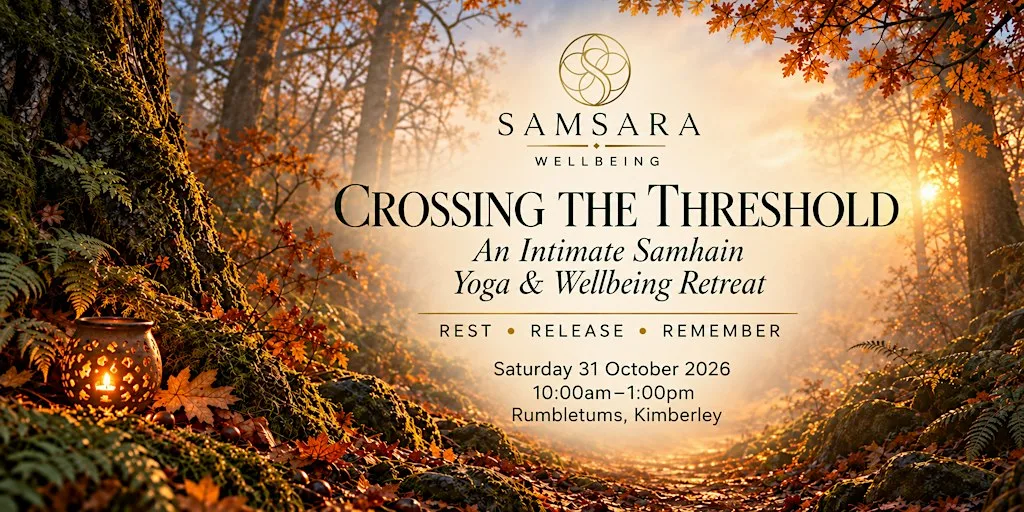 Crossing the Threshold — An Intimate Samhain Yoga & Wellbeing Retreat at Rumbletums Café & Training Project