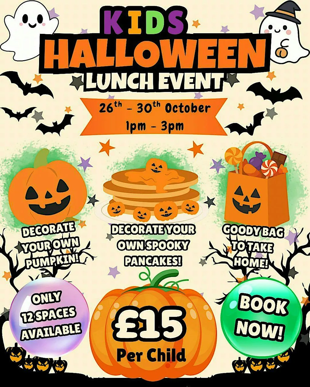 Kids Halloween Lunch Event! at Heima Coffee