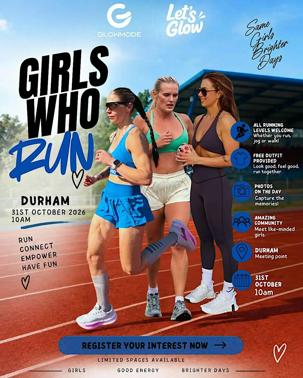 GIRLS WHO RUN x GLOWMODE | Durham
