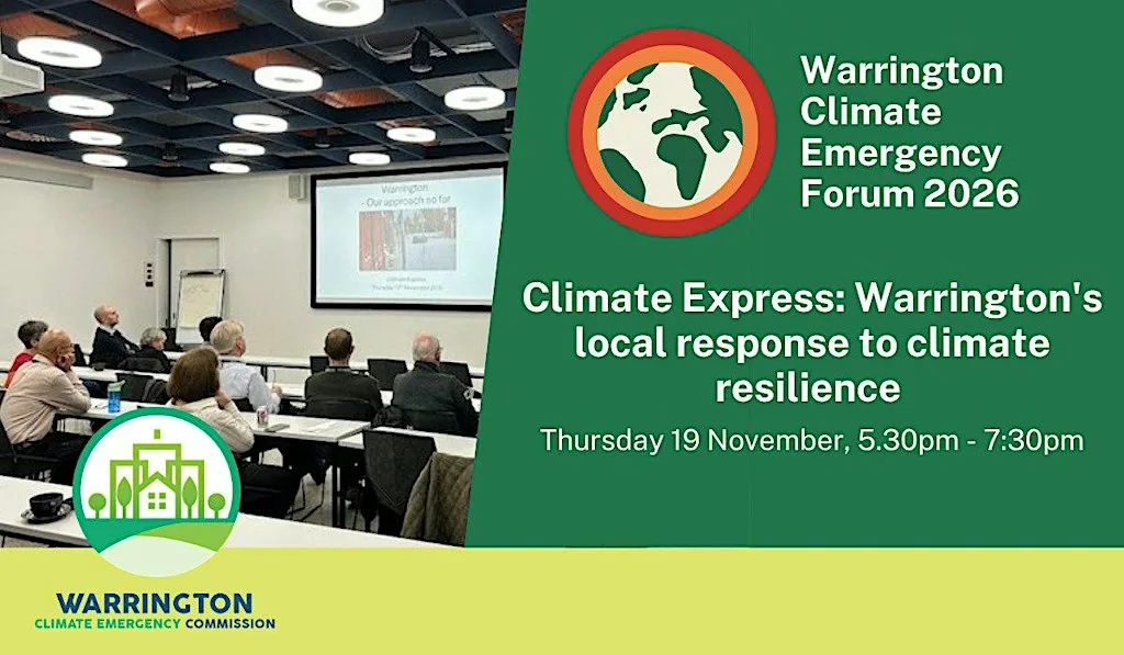 Climate Express: Warrington's local response to climate resilience at University Centre Warrington, Remond House