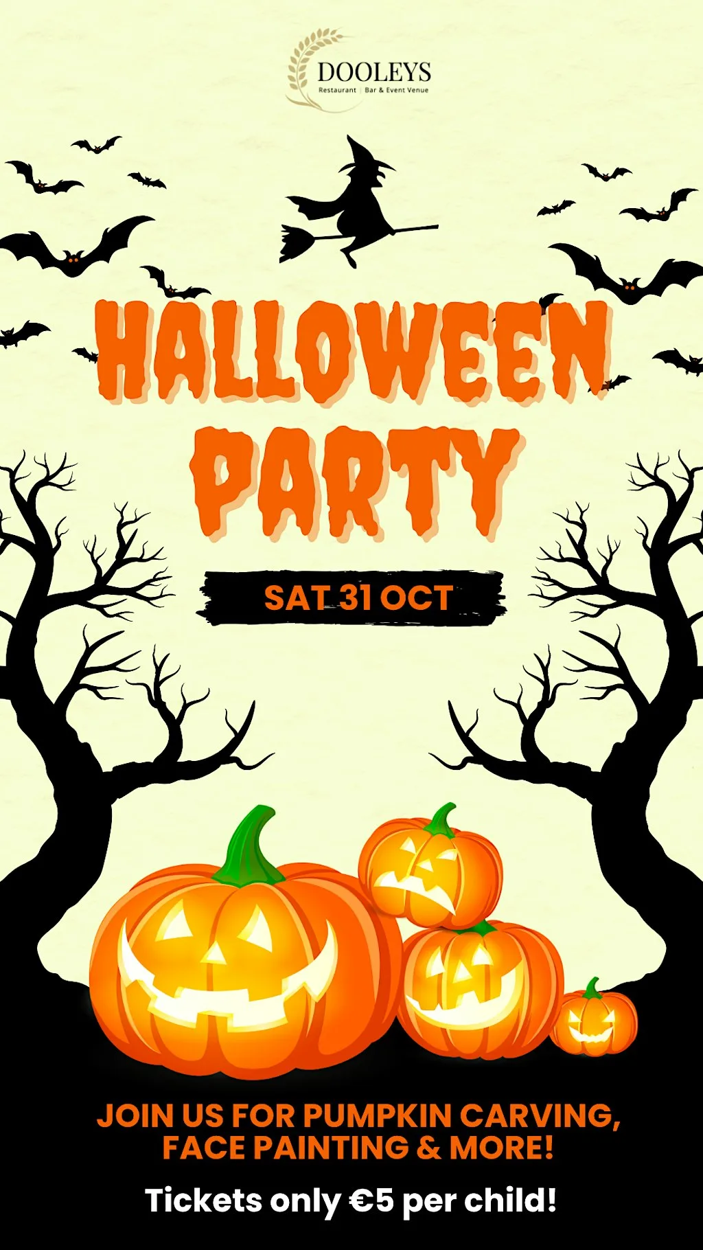 Dooleys Halloween Party at Dooleys Restaurant & Bar - Edmondstown