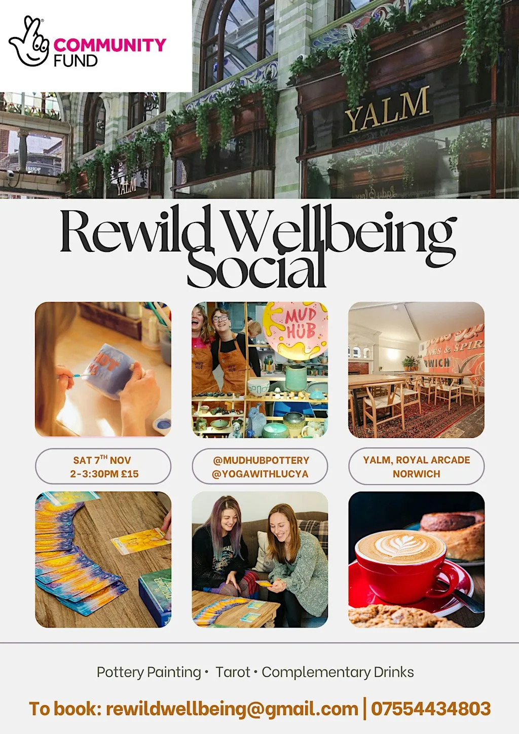 REWILD WELLBEING SOCIAL (Nov) at Yalm