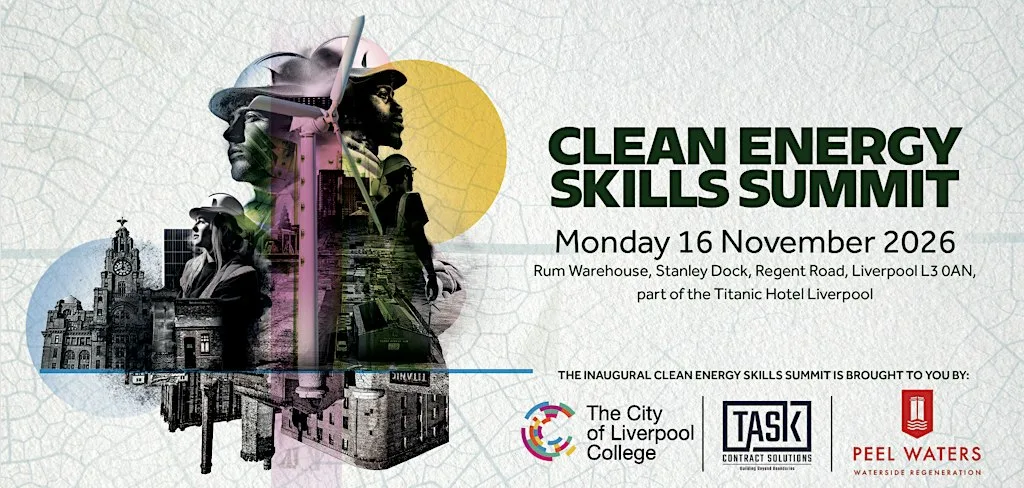 Clean Energy Skills Summit 2026 at Titanic Hotel Liverpool – Stanley Dock