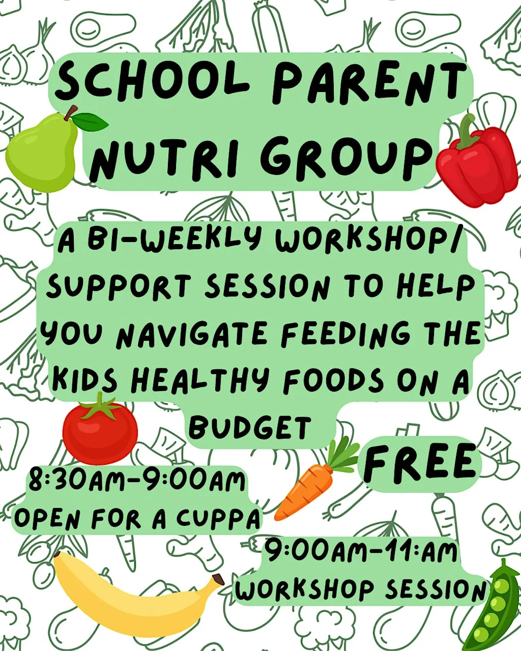 School Parent Nutri Group at Leadworks