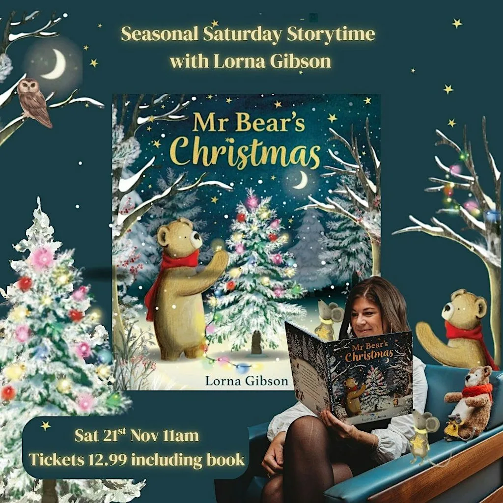 Seasonal Saturday Storytime - Mr Bear's Christmas with author, Lorna Gibson at Linghams Booksellers