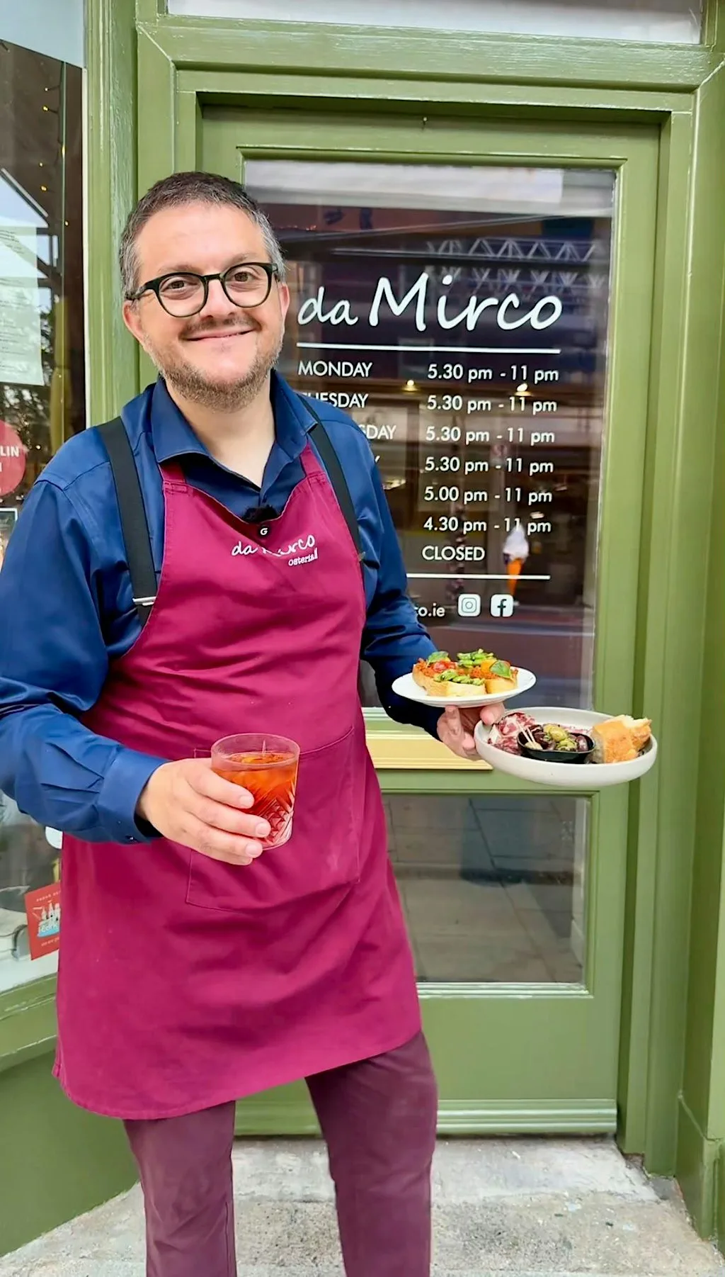 VQ Aperitivo 'Da Mirco' at Da Mirco Osteria Italian Restaurant