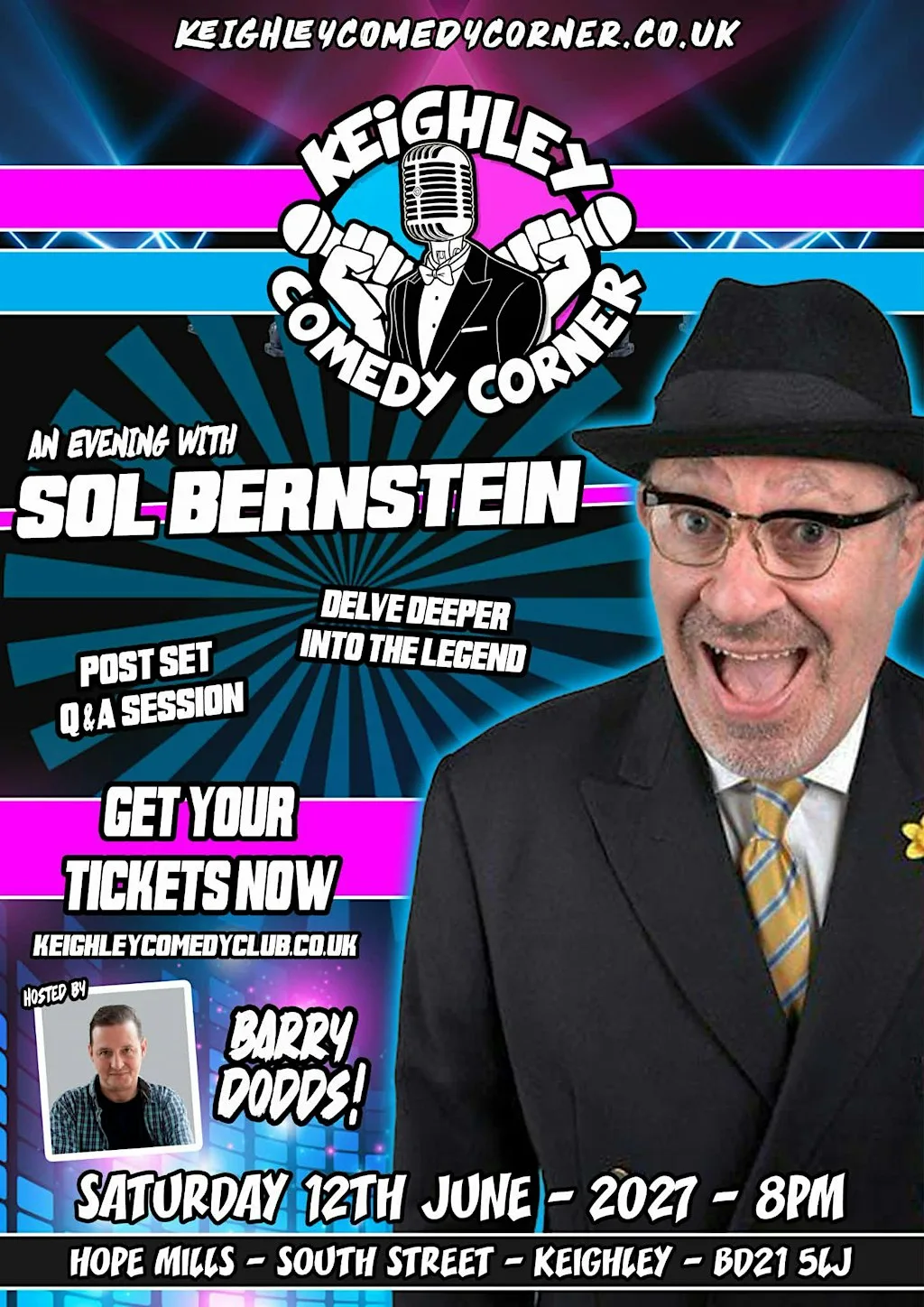 Keighley Comedy Corner 5 - An Evening With Sol Bernstein