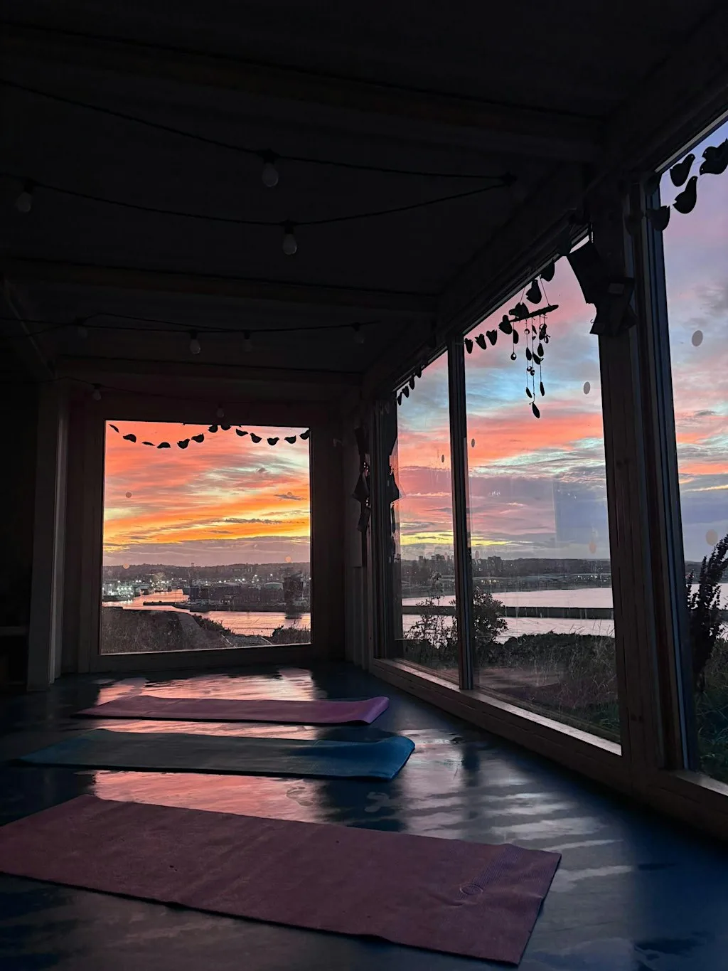 Early Morning Yoga and Nature Therapy with Laura and Katie at Greyhope Bay Centre