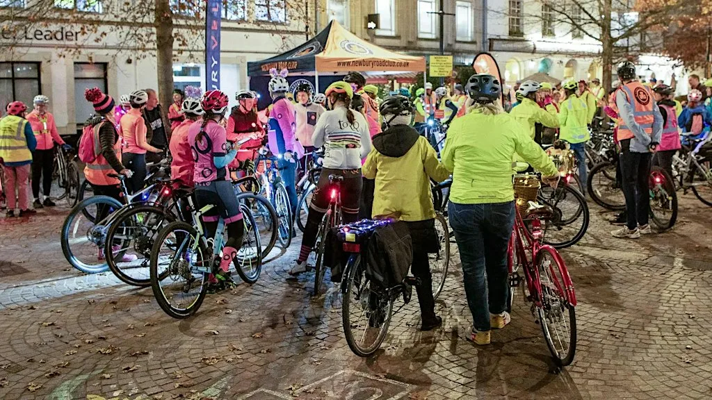 Glow Ride with Preston Pedals at Moor Park
