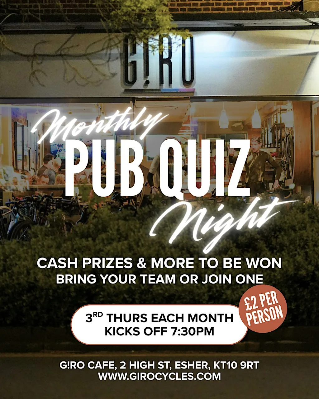 G!RO Monthly Pub Quiz