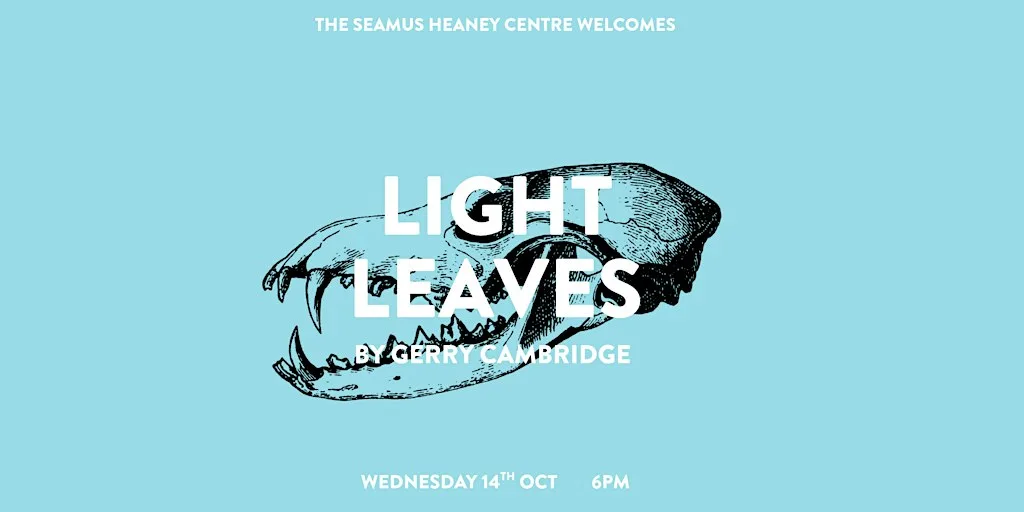 Poetry Launch: Light Leaves by Gerry Cambridge