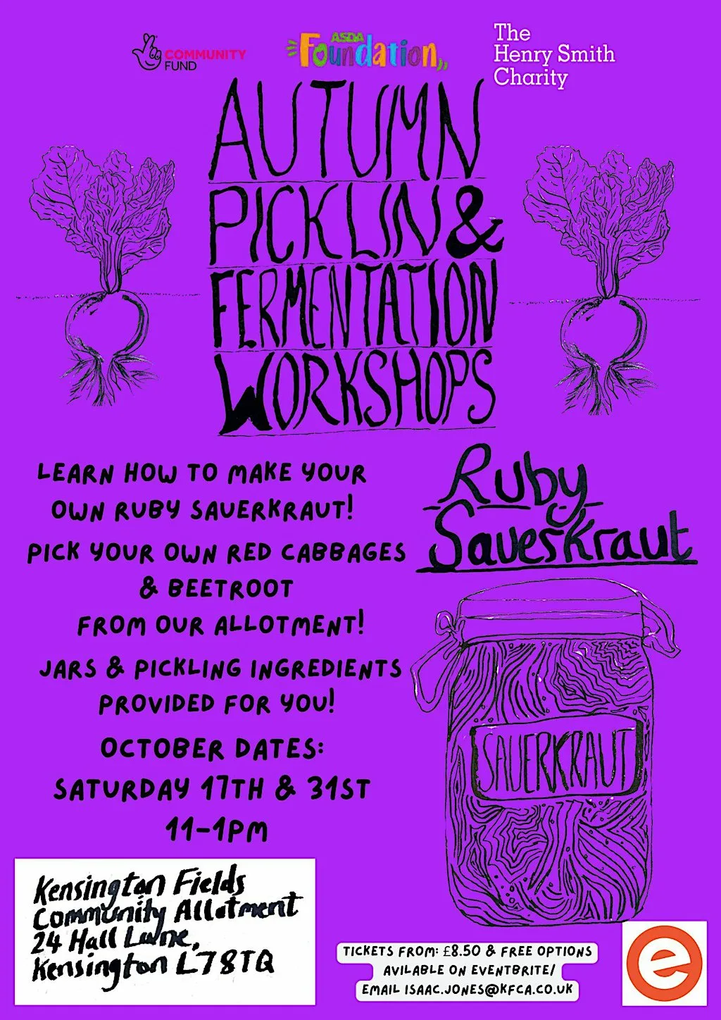 Ruby Sauerkraut Workshop In Kensington