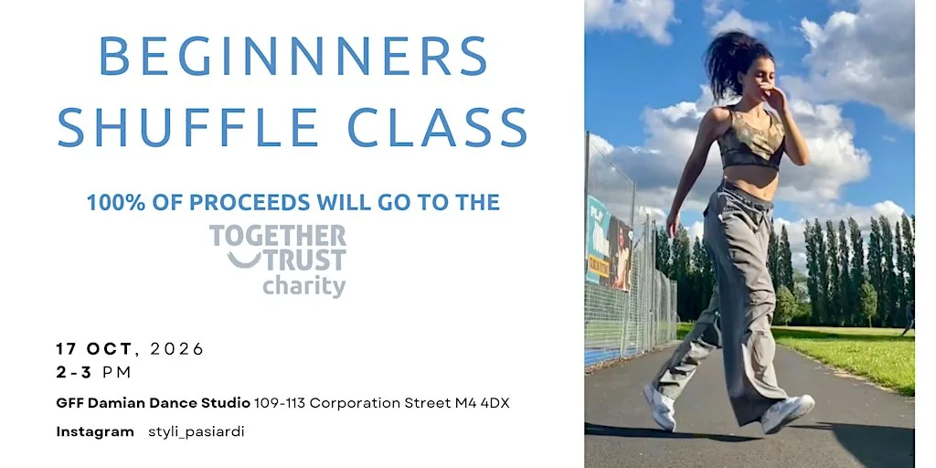 Beginners Shuffle - Dance for a cause at Pole Aerial Dance GFFDamian Studio