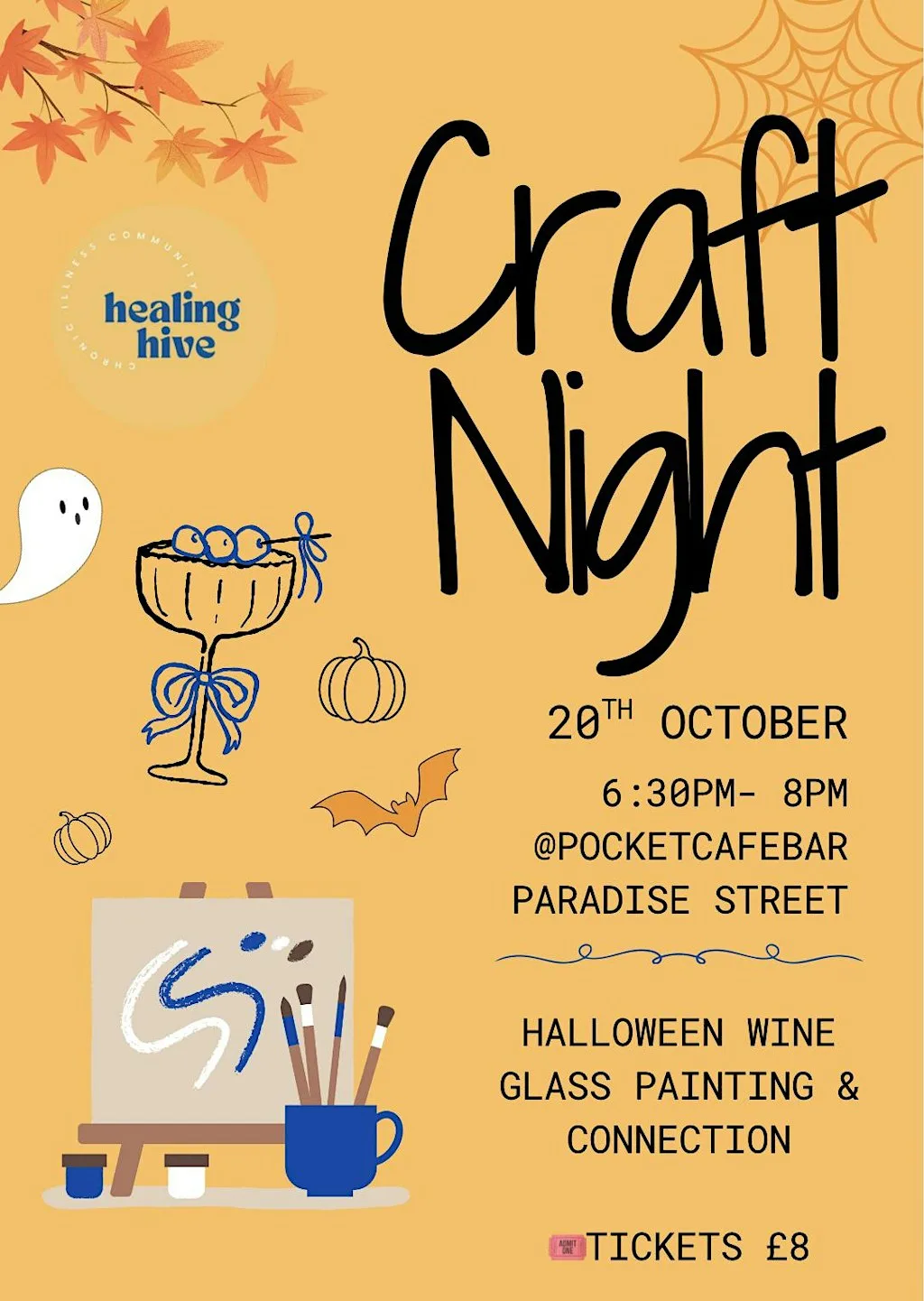 Healing Hive Halloween Craft Night