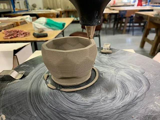 Futurum: 3D clay printing with Bettina Seitz and Stuart Lawn for IDW at Ard Voltas Art Space